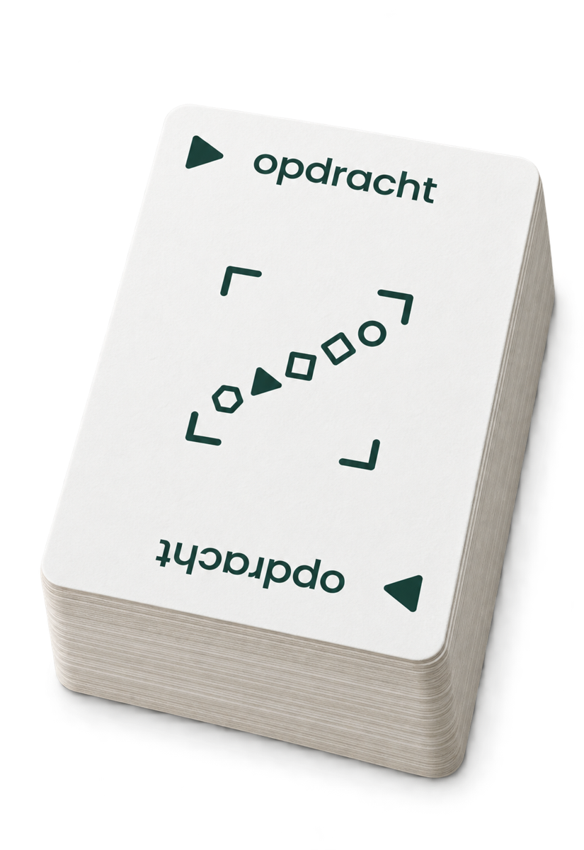 De stapel van 55 Snapdeck-kaarten